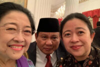 Megawati, Prabowo, dan Puan Maharani (dok. Instagram Puan Maharani)