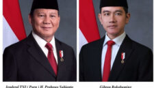 Presiden RI Prabowo Subianto dan Wakil Presiden RI Gibran Rakabuming 