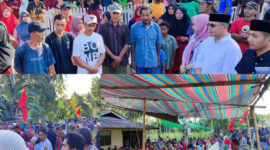 Kampanye Dialogis SJL-MAP Banjir Dukungan di Desa Soligir Kaidipang. Doc/Fadlan Ibunu Rabu (30/10/2024)