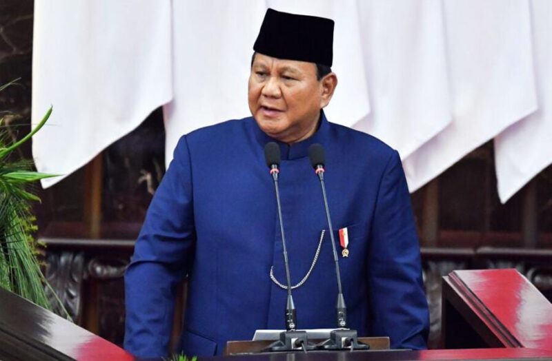 Presiden RI Prabowo Subianto