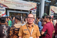 Pj. Bupati Bolaang Mongondow Utara (Bolmut) Darwin Muksin menghadiri  Rapat Koordinasi Nasional (Rakornas) Penyelenggaraan Pemerintahan Daerah se indonesia di Sentul International Convention Center, Jawa Barat pada kamis (7/11/2024)