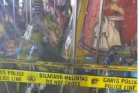 Gambar/Doc: Polisline pasar malam