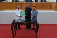 Rapat Paripurna DPRD Bolmong bersama Pemkab Bolmong dalam penetapan Propemperda dan RKT Tahun 2026 sebagai langkah awal penguatan regulasi dan pembangunan daerah.