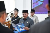 Gambar/Doc: Pelantikan dan pengukuhan pejabat administrator, pengawas, jabatan fungsional, dan pelaksana tugas di lingkungan Pemkab Bolaang Mongondow Timur sebagai bagian dari perombakan kabinet awal tahun 2026.