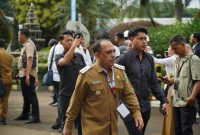 Bupati Bolaang Mongondow Yusra Alhabsyi menghadiri Rapat Koordinasi Nasional Pemerintah Pusat dan Daerah Tahun 2026 di Sentul International Convention Center (SICC), Bogor, sebagai bentuk komitmen menyelaraskan pembangunan daerah dengan kebijakan nasional.