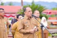 Bupati Bolaang Mongondow Yusra Alhabsyi bersama jajaran Pemkab Bolmong menetapkan penyesuaian jam kerja ASN selama bulan Ramadhan 1447 H/2026 guna menjaga keseimbangan ibadah dan pelayanan publik.