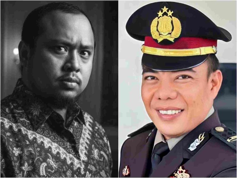 Aktivis Anti Korupsi Bolmut/Bobi Masuara dan Kapolsek Pinogaluman Bolmut