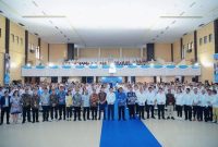 Bupati Bolaang Mongondow Yusra Alhabsyi bersama Wakil Bupati Dony Lumenta menghadiri pelantikan Pimpinan Dekopinda kabupaten/kota se-Sulawesi Utara di Graha Bumi Beringin Manado, sebagai bentuk dukungan nyata pemerintah daerah dalam memperkuat koperasi dan mendorong pertumbuhan ekonomi kerakyatan