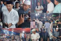 Suasana kunjungan Sekda Boltara bersama jajaran pemerintah daerah saat memantau aktivitas pedagang Pasar Senggol. 