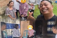 Personel Satreskrim Polres Bolaang Mongondow Utara saat memberikan pendampingan dan trauma healing kepada anak korban di Desa Pontak Kecamatan Kaidipang, sebagai bentuk kepedulian dan perlindungan terhadap korban. 