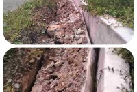 Sekitar 50 meter bangunan drainase di Boroko Utara mengalami kerusakan dan menjadi sorotan masyarakat.