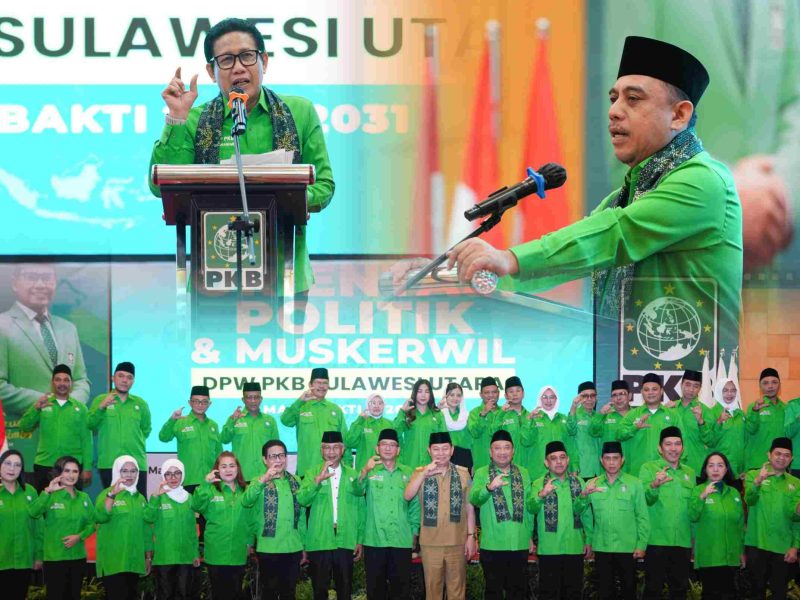 Pengukuhan DPW PKB Sulut di Manado menjadi momentum penguatan konsolidasi dan arah perjuangan politik yang berpihak pada rakyat.