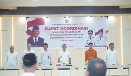 Pemda Boltara menggenjot pelaksanaan program BSPS 2026 dengan fokus pada ketepatan sasaran dan dampak ekonomi bagi masyarakat berpenghasilan rendah.