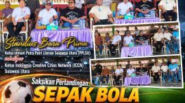 Kehadiran Standius Bara Prima menambah semangat dan kebersamaan di Bupati Bolmut Cup 2026