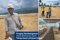 Di tengah aktivitas proyek, tim melakukan pengecekan lapangan untuk memastikan setiap tahapan pekerjaan berjalan optimal. Dengan pengalaman dan profesionalisme PT Brantas Abipraya (Persero), progres pembangunan RSUD Bolmong Utara terus menunjukkan hasil yang positif.