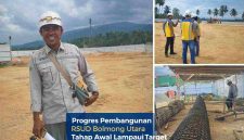 Di tengah aktivitas proyek, tim melakukan pengecekan lapangan untuk memastikan setiap tahapan pekerjaan berjalan optimal. Dengan pengalaman dan profesionalisme PT Brantas Abipraya (Persero), progres pembangunan RSUD Bolmong Utara terus menunjukkan hasil yang positif.