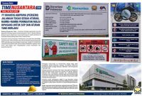 Implementasi standar K3 dan kepatuhan regulasi oleh PT Brantas Abipraya (Persero) terlihat nyata melalui kelengkapan rambu keselamatan di area proyek.