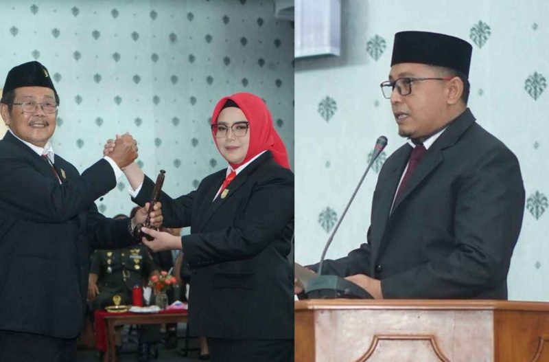 Sekretaris DPRD Boltara, Ivan Gahtan, SH., MH., menyampaikan apresiasi kepada Ketua DPRD sebelumnya, Frangky Chendra, serta ucapan selamat kepada Hj. Dewi Zandra Astuti Mondo yang resmi dilantik sebagai Ketua DPRD Boltara periode 2024-2029.