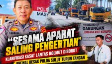 Klarifikasi Kasat Lantas Polres Bolmut terkait lima truk pengangkut ekskavator menjadi sorotan. Ketua LSM Galaksi Sulut, Rheinal Mokodompis, mendesak Polda Sulut turun tangan menelusuri prosedur pengawalan dan pengawasan kendaraan tersebut.