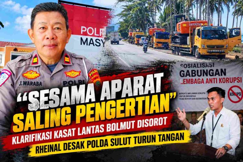 Klarifikasi Kasat Lantas Polres Bolmut terkait lima truk pengangkut ekskavator menjadi sorotan. Ketua LSM Galaksi Sulut, Rheinal Mokodompis, mendesak Polda Sulut turun tangan menelusuri prosedur pengawalan dan pengawasan kendaraan tersebut.